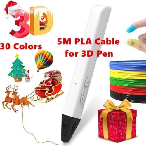 Aokin 5Meter PLA 1.75mm Filament Printing Materials Plastic For 3D Printer Pen Filament Refills 3D Printing Drawing Filament
