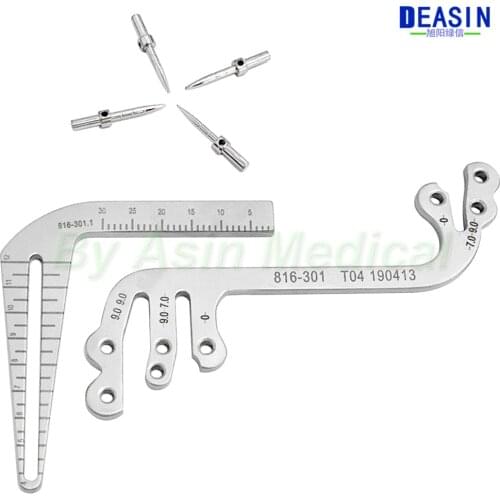 Dental Implant Locating Guide Planting Positioning Guide Implant Tools Planting Positioning Angle Ruler Dentist tools