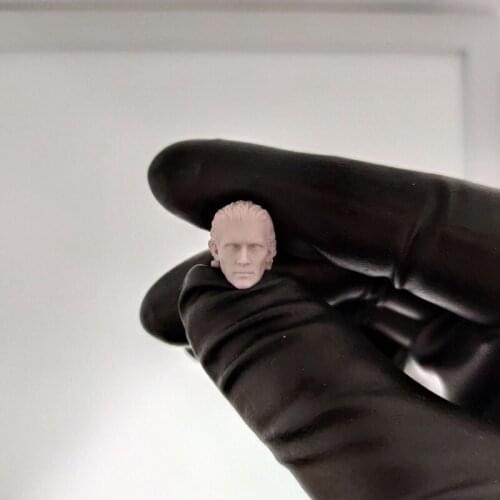 1/18 Scale Antonio Banderas The Mask Of Zorro Head Sculpt Unpainted Fit 3.75" Figure