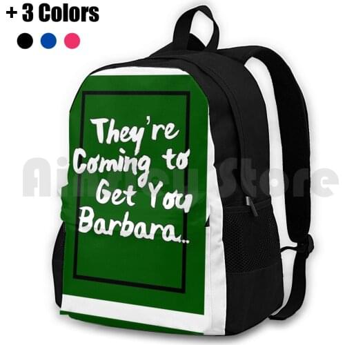 Night Of The Living Dead Quote Outdoor Hiking Backpack Waterproof Camping Travel Horror Night Of The Living Dead Romero Films