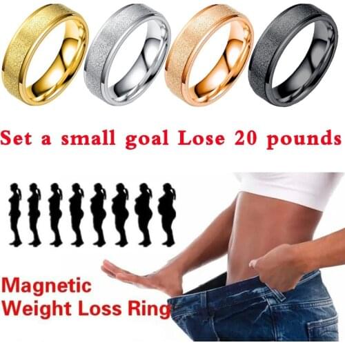 New Fashion Gold Slimming Health Ring Stimulating Acupoint Gallstone Ring Health Slimming Ring Weight loss magnetic therapy ring