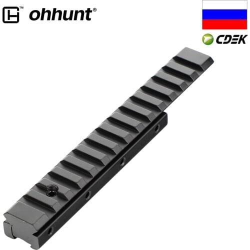 Ohhunt Hunting Extension Dovetail Rail 11mm to 20mm Weaver Picatinny Rail Adapter Scope Mount