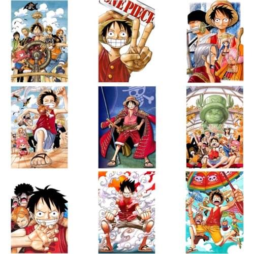 Custom Print One Piece Collection Anime Art Posters HD Wall Hanging Picture Canvas Painting for Living Room Bedroom Decoration