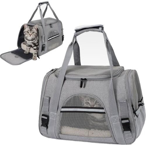 Pet Cat Carrier Backpack Breathable Cat Travel Outdoor Handbag For Small Dogs Cats Portable Packaging Carrying Pet Supplies