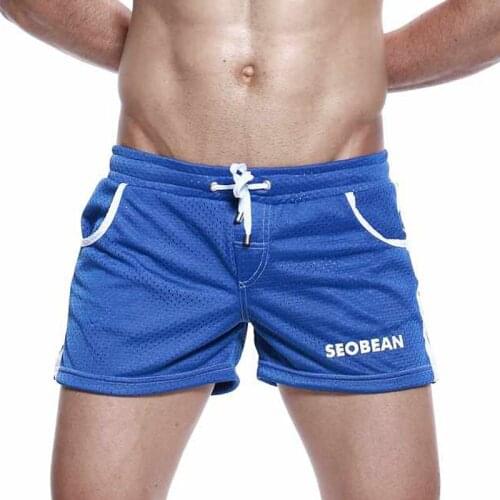 New Running Shorts Men Compression Mesh Quick Dry Gym Fitness Sweatpants With Pocket Sport Beach Jogging Swimming Boxer Shorts