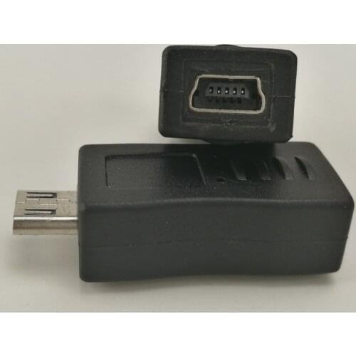 USB Connector Micro USB Male Plug To Mini USB 5pin Female Jack Connector Tablet Computer Adapter Electrical Parts 100pcs/lot