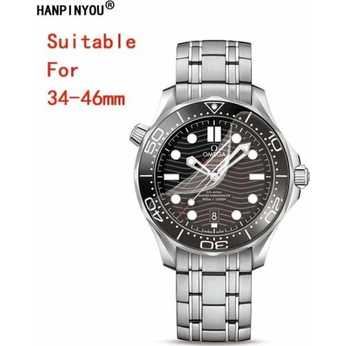 Soft TPU Screen Protector For Sport Smart Watch Suitable For Dials With Diameter Of 34-46mm(Not Tempered Glass)