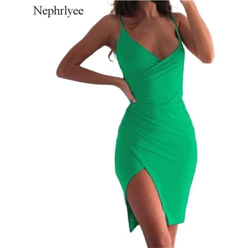 2021 Summer Fashion Women Solid Spaghetti Strap Backless Sleeveless Sexy Dresses Elegant Party Outfits Sexy Club Clothes SLP199