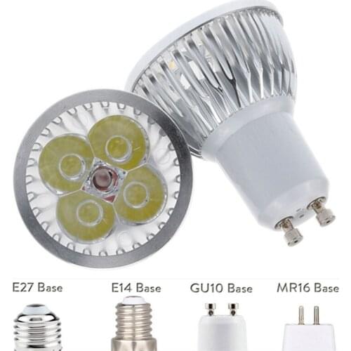1-10X LED Spotlight GU10 LED Lamp Bulb 220V 110V 9W 12W 15W high power Warm White Cold White Light for Home Lampada LED Lighting