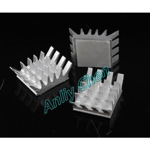 1000 PCS lot Aluminum Computer VGA Card X8 RAM Memory Cooling Cooler Heatsink Video LED Display Card for Xbox360 PS DDR