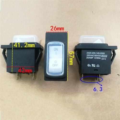 Brand new Circuit Breaker Ship Four-Leg Second Gear Switch Spare Part 2420-200-145-2000/250VAC/50VDC/20AMP