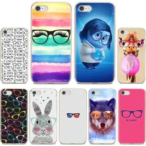 Cat-lion-Stripe-Glasses-Giraffe Phone Covers For Xiaomi mi Redmi Note 3 4 4X 5 6 7 8 8t 9 9s 9t 10 pro lite