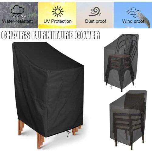 High Back Patio Single Chair Cover Outdoor Furniture Protection Case Waterproof SAL99
