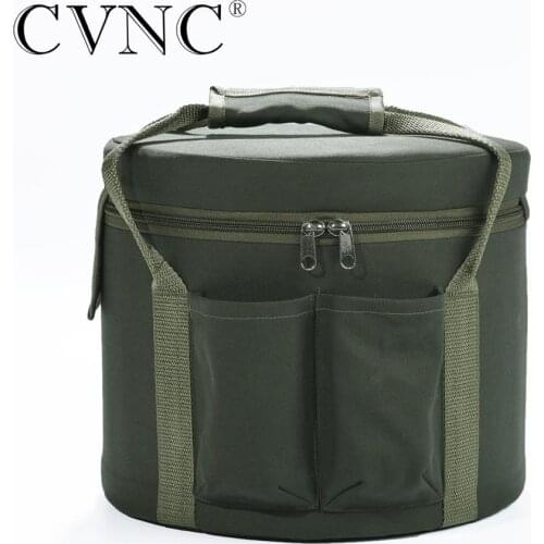CVNC Green Canvas Carry Bag for 9" - 10" Crystal Singing Bowls