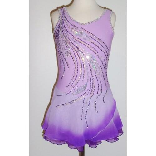 Custom Girls Ice Skating Dresses Fashion Graceful New Brand Figure Skating Dress Children DR4051