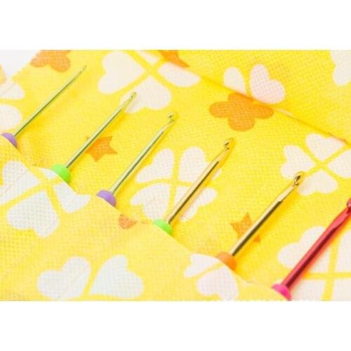 Home Sewing KIT Crochet Hooks Yarn Craft Knitting Needles Sewing Bag Pencil Case for TULIP CLOVER ADDI