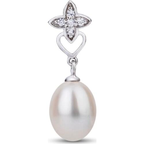 GND0634 High Quality 925 Sterling Silver Pendant Beauty Charming Sweet Pearls Classic Necklaces Pendants Jewelry For Women
