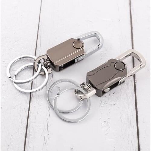 Creative Multifunctional Knife Fingertip Gyro Car Keychain Waist Hanging Pendant Key Ring