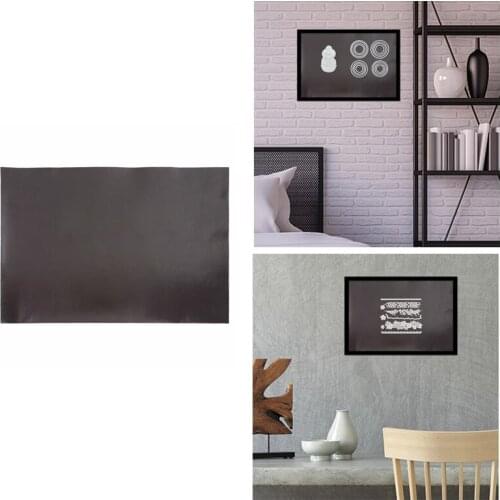 21x29.7cm Rubber Soft Magnet Sheet For Cutting Dies Stamp Storage Easy Cut A4 Black Sheet 0.5mm 1pc or 2pcs Hot Sell 2020