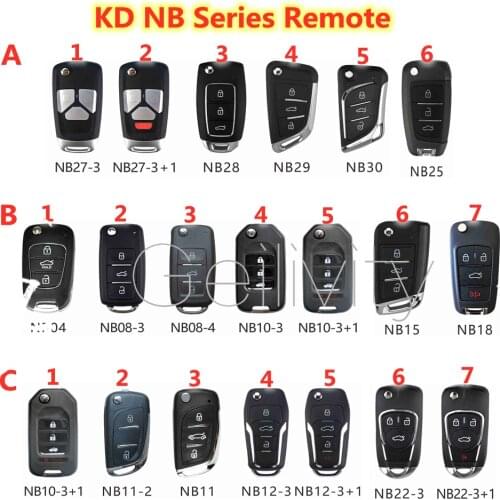NB11 NB15 NB29 NB30 NB12 NB18 NB08 KEYDIY Multi-functional Remote Control NB Series for KDX2 KD900 URG200 All Functions In One