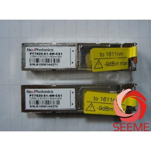 NeoPhotonics PT7820-61-4W-C61, 125M-2.67G 80km Fiber Optic Equipment Module