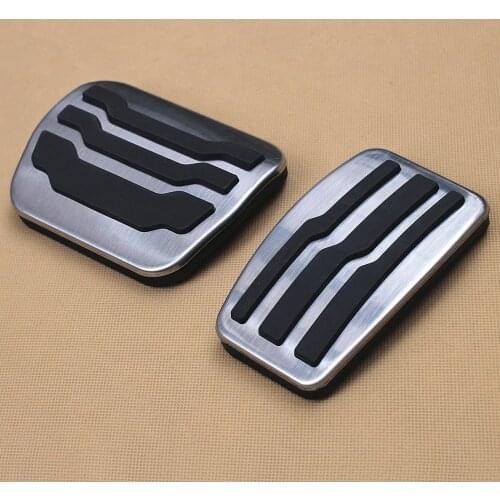 Non-Slip Car Styling Steel Rubber Gas Brake Pedal For Ford F150 2009-2014 F-150 Vehicle Accelerator Cover Accessories