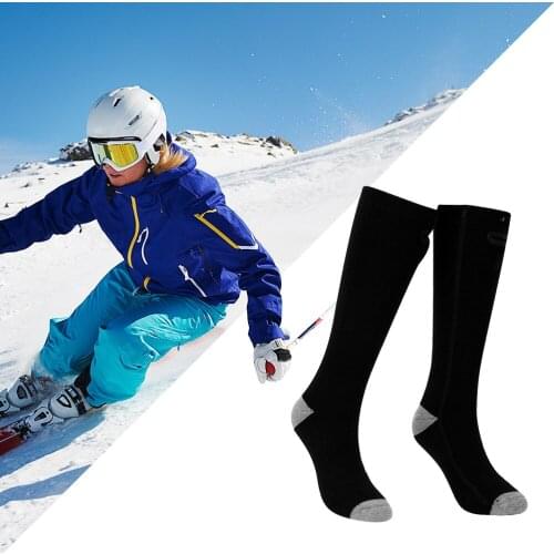 Electric Heated Socks With Rechargeable Battery For Chronically Cold Feet Large Size USB Charging Heating Socks Warm Sock Set