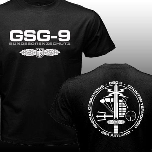 New Gsg 9 Germany Swat Counter Terrorism Special Operations Unit Police Tees Latest Men Fashion Summer The Fashion Custom Shirt