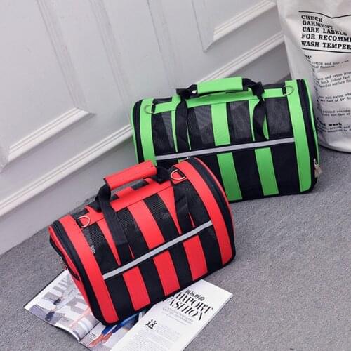 Portable Mesh Pet Dog backpack Cat Messenger Carrier Bags Puppy Outgoing Travel Packets Breathable Pet Handbag Shoulder Bags