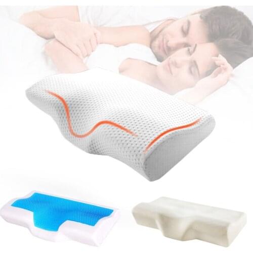 Orthopedic Memory Foam Pillow 50x30cm/60x35cm Slow Rebound Soft Ice-cool Gel Pillow Cervical Vertebra Health Care Neck Pillows