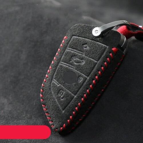 Turn Fur Car Key Case Key Cover For BMW 2 3 5 7 Series 6GT X1 X3 X5 X6 F45 F46 G20 G30 G32 G11 G12 F48 G01 F15 F85 F16 F86