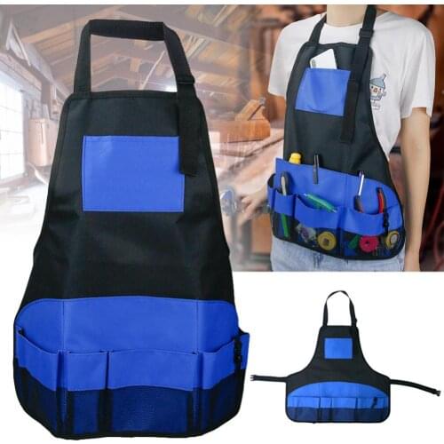 Adjustable Practical Durable 600D Oxford Cloth Apron with Gardening Tool Pockets