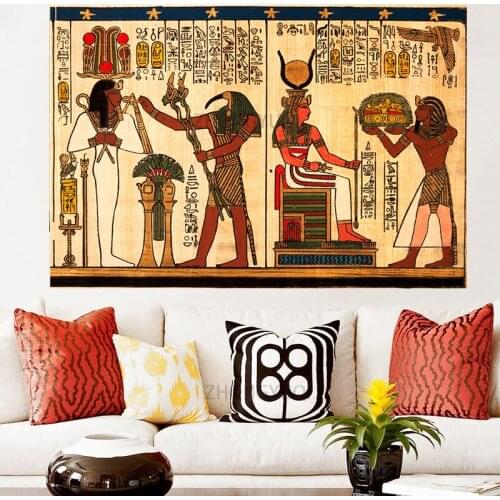 Retro Classical with Elements of Egyptian Ancient History Posters and Prints Wall Art Home Decoration Canvas Painting