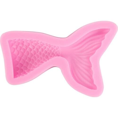 Silicone Mermaid Tail Mold Baking Cake Decoration Jelly Sugar Craft Chocolate Fondant Pastry Making Ice Cube Tray Soap Molds