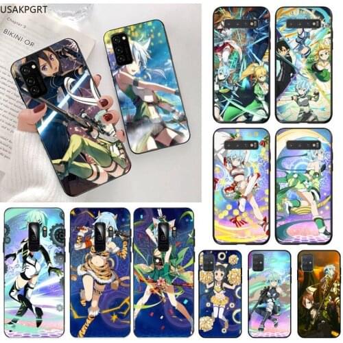 Sword art online 2 sinon Phone Case for Samsung S20 plus Ultra S6 S7 edge S8 S9 plus S10 5G lite 2020