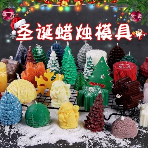 Birthday decoration handmade candles six consecutive snowflake mold diy scented candle mold diy