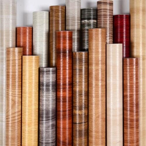 40cm*3m Wall Sticker Waterproof Wood Vinyl Wallpaper Contact Paper PVC Self Adhesive Bathroom Kitchen Countertop Decoration