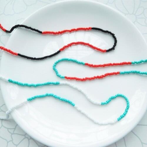 2020 New Boho Crystal Ball Tassel Pendant Women Girl Necklace Friend Gift Jewelry Bohemian Rice Seed Beads Chain Femme Necklace