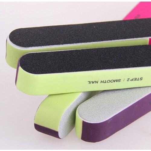 1/2pcs Nail Art Sanding Buffer Files Wearable Block For Manicure Polish Tool
