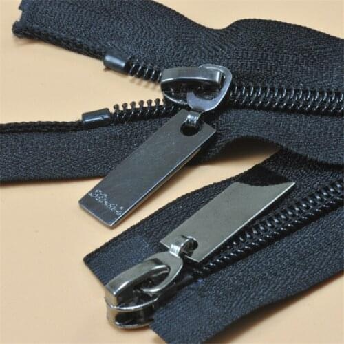 1piece No. 5 nylon zipper Double-opening and double-headed zipper front and middle placket zipper, decorating various coats