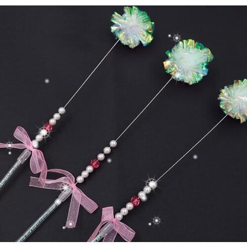 1PCS Cat Wand Toy Colorful Funny Teaser Toy Cat Stick Interactive Toys Cat Teaser Wand Toy for Cats Pet Product