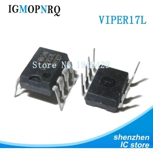 10PCS VIPER17L DIP-8 VIPER17 AC / DC converter Off-Line High Volt Regulator New