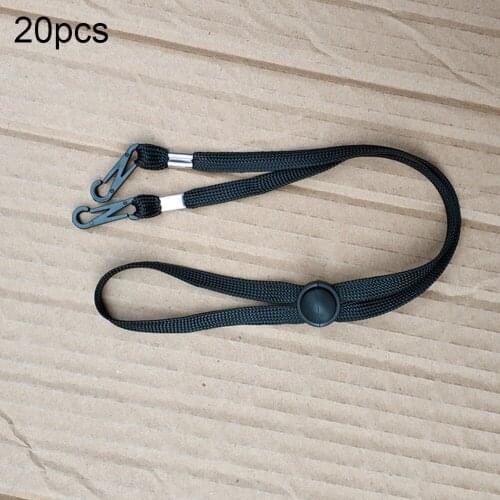 20pcs Face Mask Hanging Lanyard Hanging Rope Storage Hook Handy Convenient Holder Rope Antilost Antidrop Hanging Neck Rop