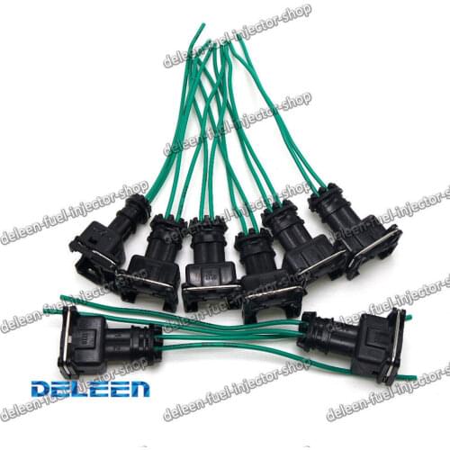 8-EV1 Fuel Injector Connectors for Ford BMW Land Rover 4.0 4.4 4.5 5.4 Pigtail