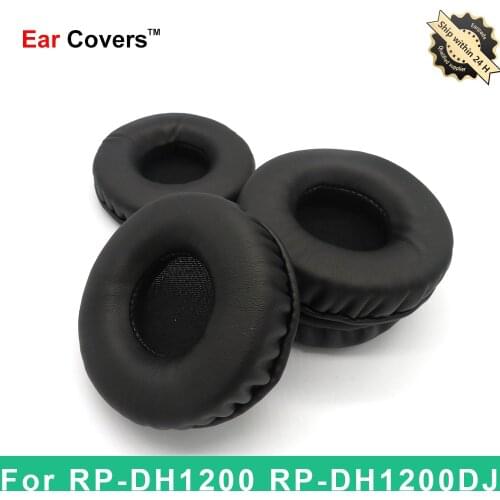 Ear Pads For Technics RP-DH1200 RP-DH1200DJ Headphone Earpads Replacement Headset Ear Pad PU Leather Sponge Foam