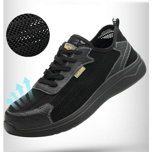 Free Shipping Safety Shoes Men Boot Steel Toe Work Safety Boot Anti-Smashing Protective Work Shoes Breathable Safety Boots