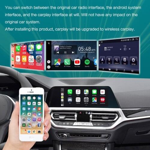 Carplay Ai Smart CP BOX For Apple Carplay Android Car Multimedia Player Video Wireless Mirror link TV Radio upgrade Autoradio
