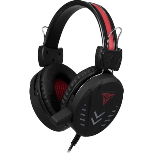 Gaming Headphone Stereo Headset for Game Professional Earphone Omnidirectional Microphone USB Drive-free Breathable Cover