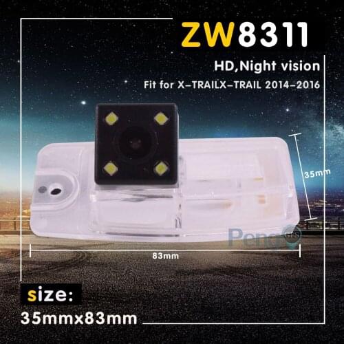 Car Rear View Camera Auto Parking Reverse Backup Camera For X-Trail 2014 2015 2016