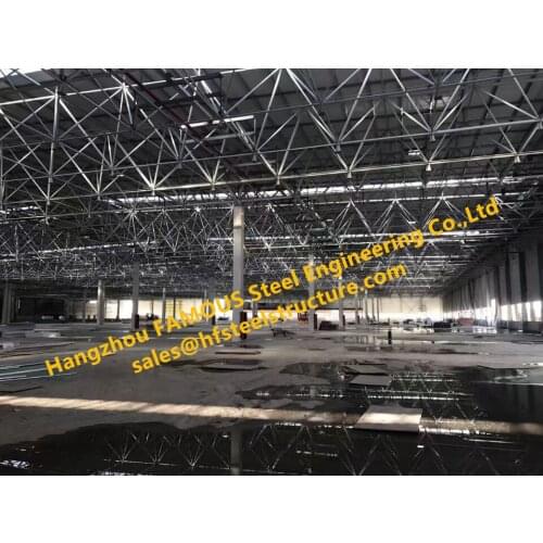 China Erector Responsible For Design and Build The Prefabricated High Strength Pipe Truss Structural Steel Workshop